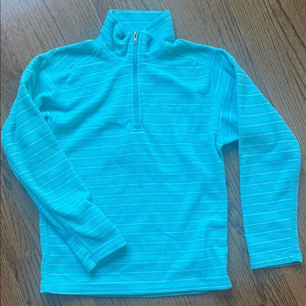 Patagonia Kids Quarter-Zip striped fleece